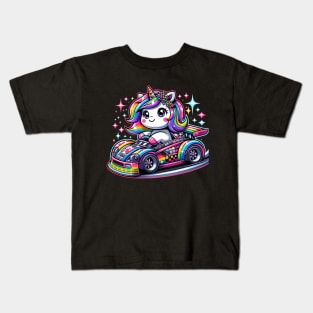 Monster Truck Unicorn Birthday Party Monster Truck Girl Kids T-Shirt